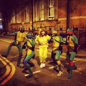 Des Halloween Night Flowers