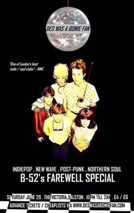 des b52s poster colour 2